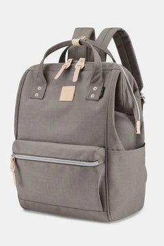 Himawari waterproof design backpack with arcuate shoulder straps and handles.