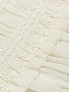 Frill Tiered Textured Maxi Cami Dress