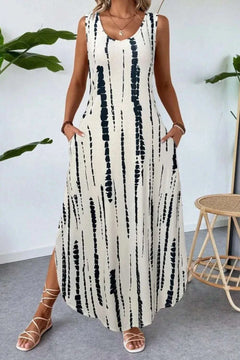 sleeveless dress