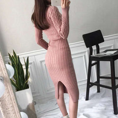Sexy Slim Turtleneck Sweater Dress