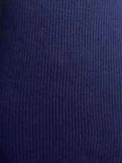 Full size ribbed knit fabric texture in navy blue for plus size bodycon sweater dress