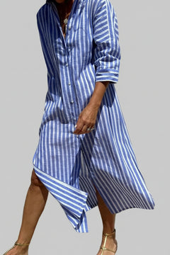 Quarter sleeve midi dress