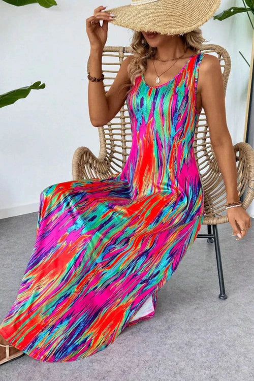 sleeveless dress