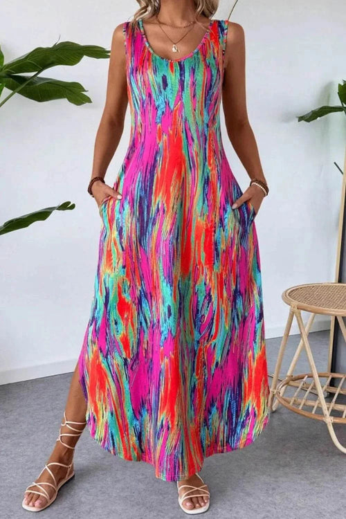 sleeveless dress