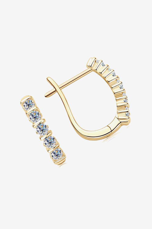 Moissanite 925 Sterling Silver Earrings - Jsandiclothing.com