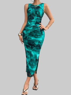Sleeveless Bodycon Midi Dress - Jsandiclothing.com