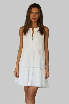 Mini Dress with Half Button Detail – Stylish & Trendy - Jsandiclothing.com