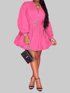 Balloon Sleeves - Chic Dress | Bold Style for Every Occasion - Jsandiclothing.com