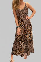 Maxi Dress - Butterfly Leopard Style | Chic Cami for Bold Women - Jsandiclothing.com