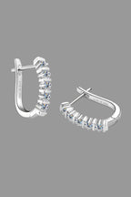 Moissanite 925 Sterling Silver Earrings - Jsandiclothing.com