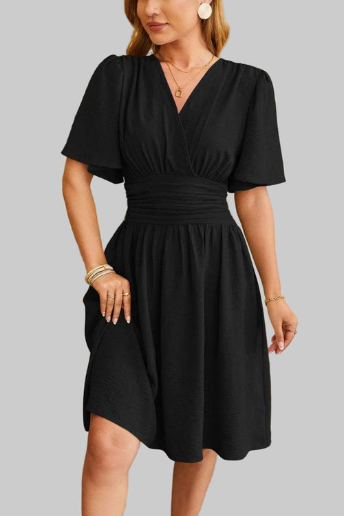 Midi Dress |Short sleeve - Elegant Chic & Stylish for Any Occasion - Jsandiclothing.com