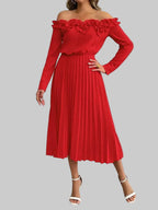 Pleated Dress - Jsandiclothing.com