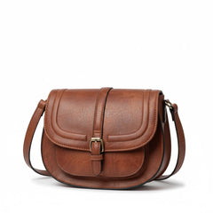 Buckle Leather Crossbody Bag Stylish Small Handbag| JSandi - Jsandiclothing.com