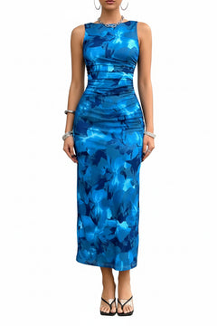 Sleeveless Bodycon Midi Dress - Jsandiclothing.com