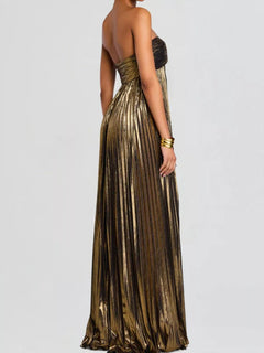 Split Sweetheart Neck Tube Maxi Dress| Formal Chic, Women - Jsandiclothing.com