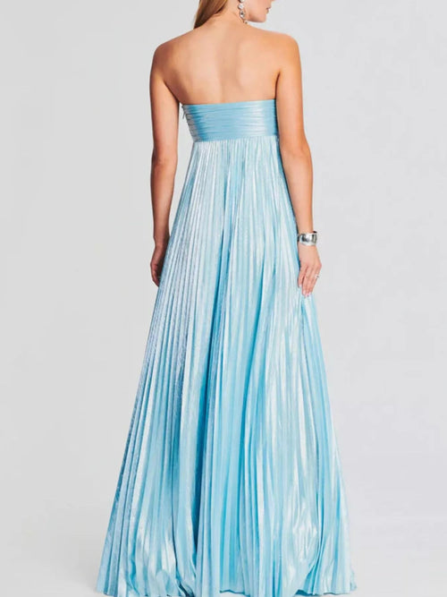 Split Sweetheart Neck Tube Maxi Dress| Formal Chic, Women - Jsandiclothing.com