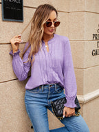 Flounce Sleeve Blouse