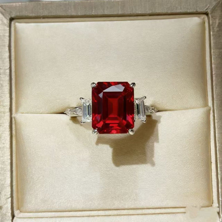 5 Carat Moissanite 925 Sterling Silver Ring - Jsandiclothing.com