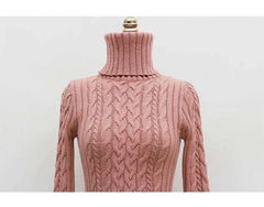 Sexy Slim Turtleneck Sweater Dress