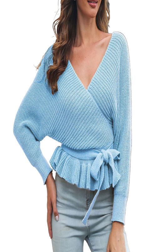 Elegant Knit Long Sleeve Sweater