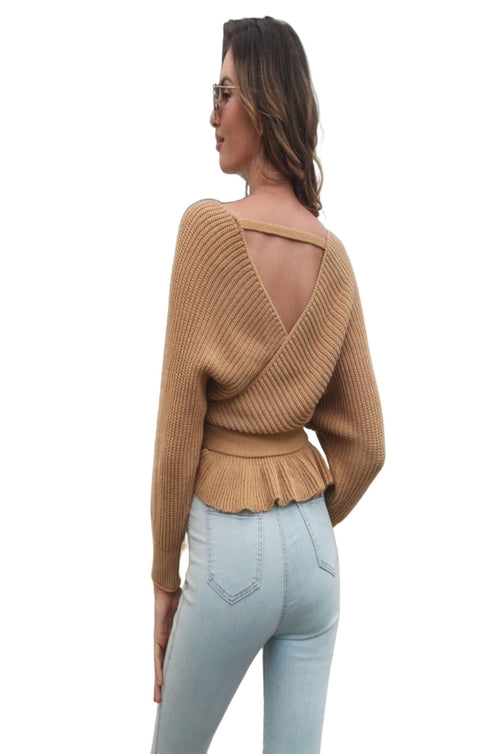 Elegant Knit Long Sleeve Sweater