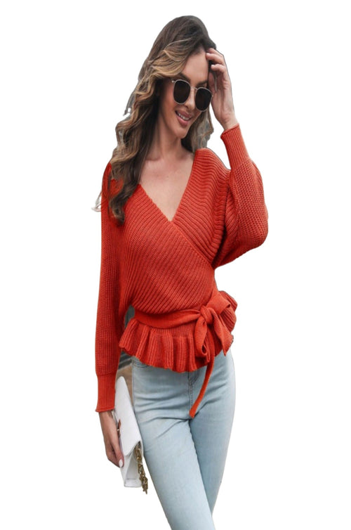 Elegant Knit Long Sleeve Sweater