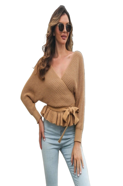 Elegant Knit Long Sleeve Sweater