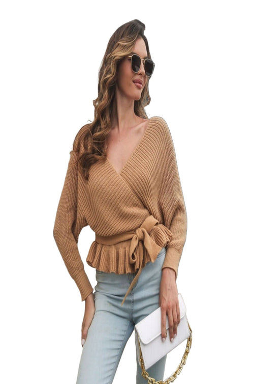 Elegant Knit Long Sleeve Sweater