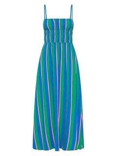Striped spaghetti strap 