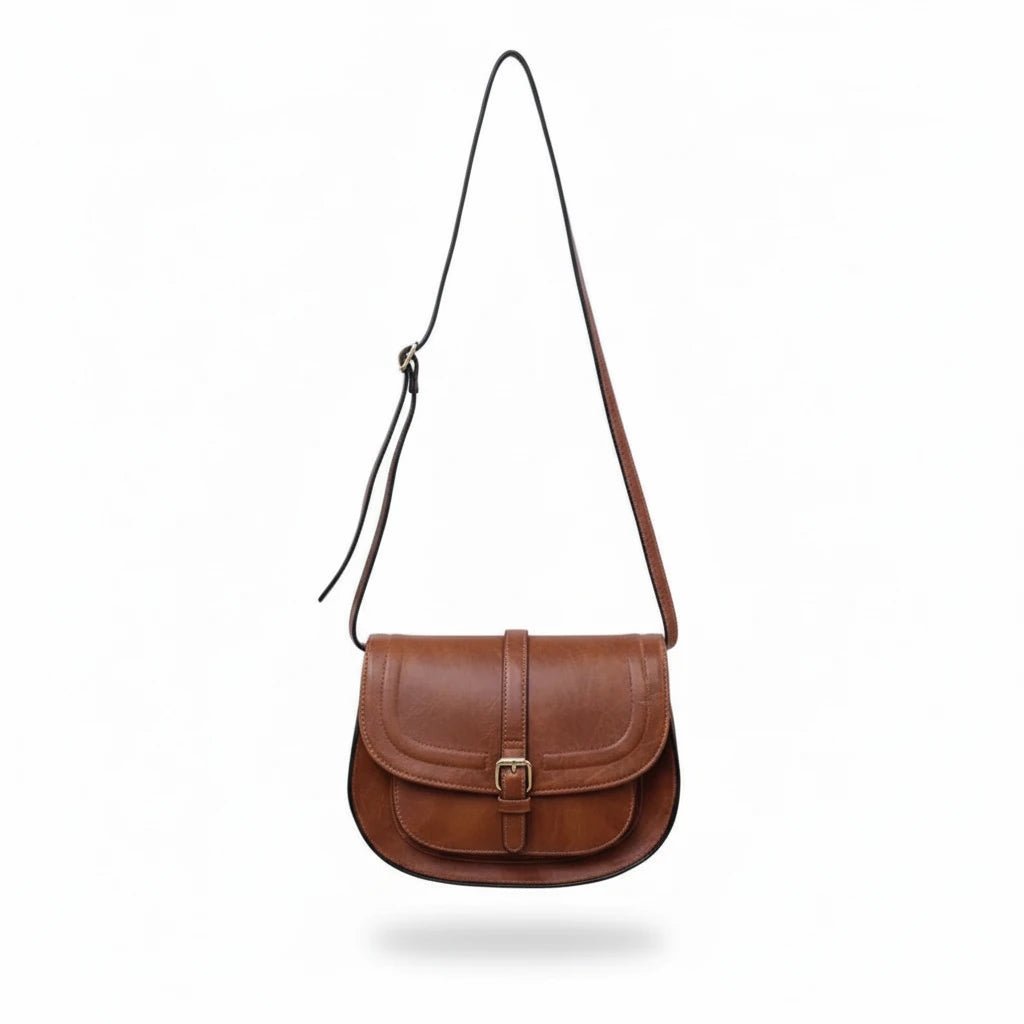 Buckle Leather Crossbody Bag Stylish Small Handbag| JSandi - Jsandiclothing.com