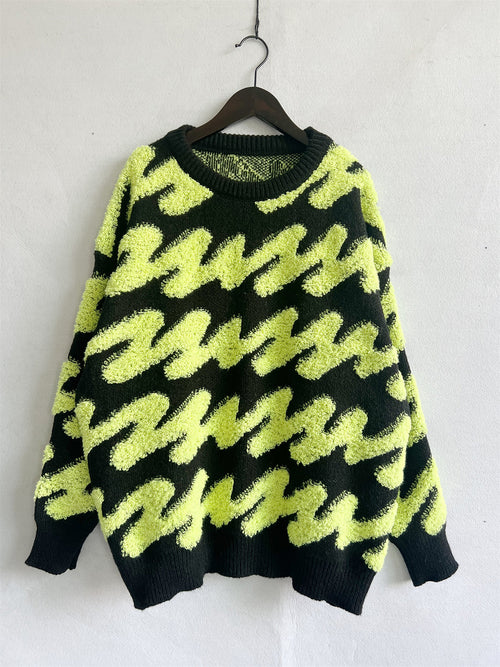 Dropped shoulder sweater