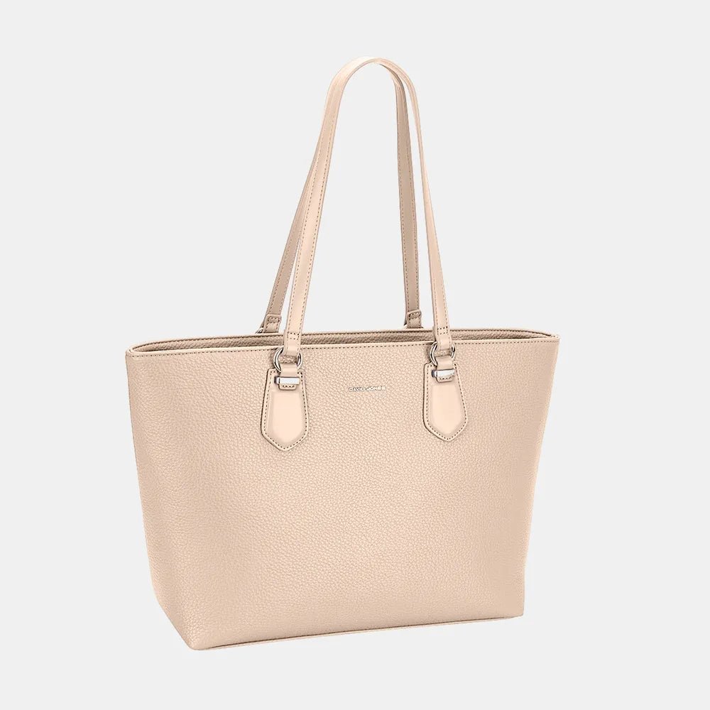 David Jones PU Leather Tote Bag - Jsandiclothing.com