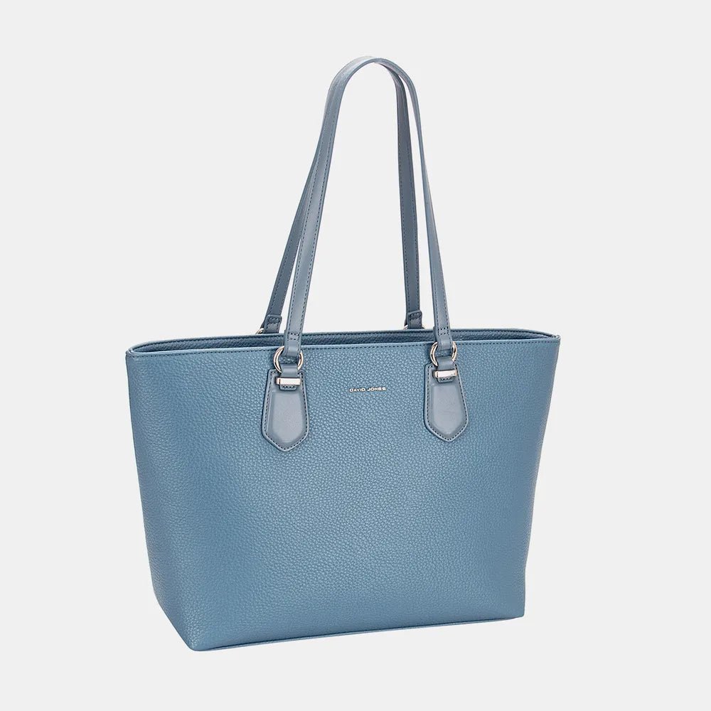 David Jones PU Leather Tote Bag - Jsandiclothing.com