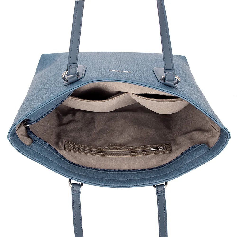 David Jones PU Leather Tote Bag - Jsandiclothing.com