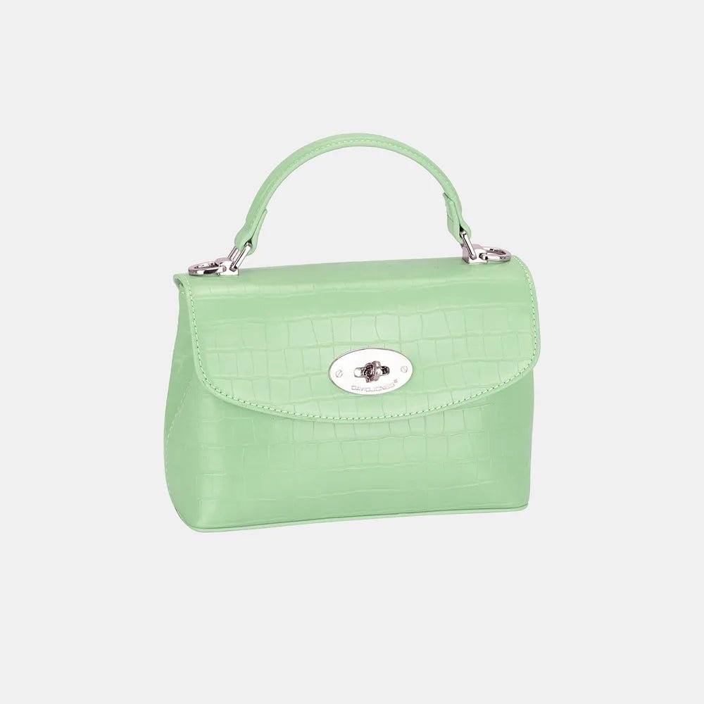 David Jones Texture PU Leather Handbag - Jsandiclothing.com