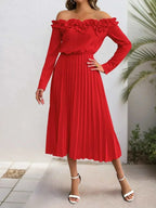  Pleated Dress