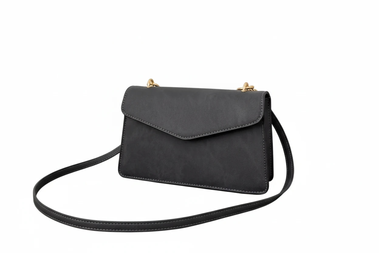 Flap Crossbody Bag with Top Handle - Jsandiclothing.com