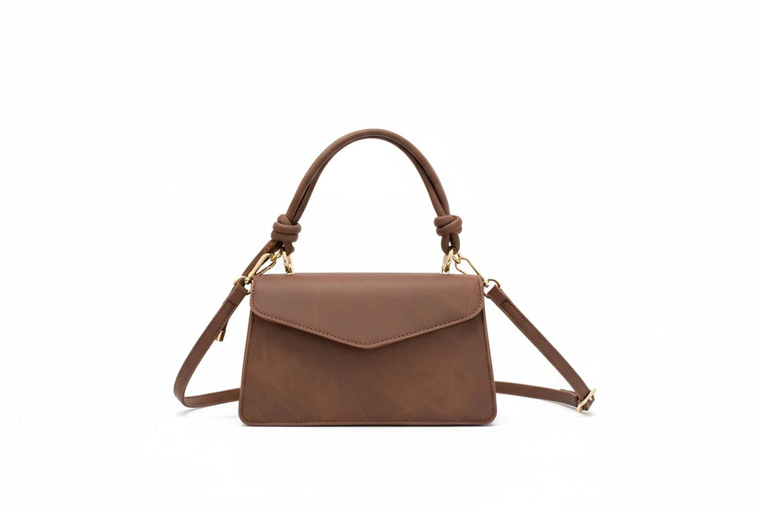 Flap Crossbody Bag with Top Handle - Jsandiclothing.com