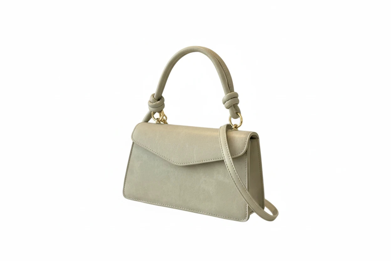 Flap Crossbody Bag with Top Handle - Jsandiclothing.com