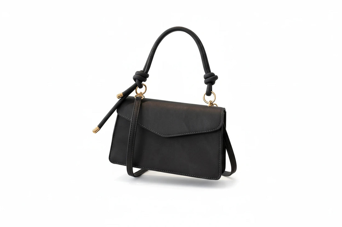 Flap Crossbody Bag with Top Handle - Jsandiclothing.com