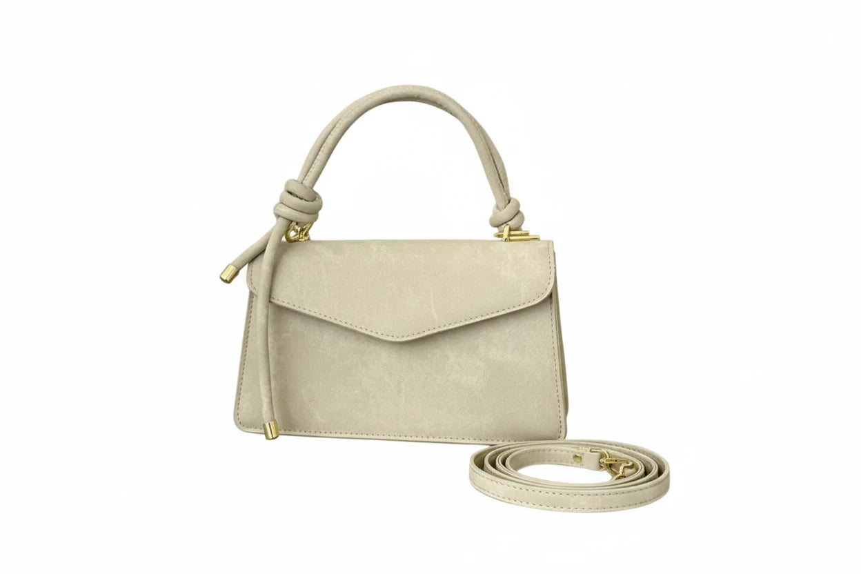 Flap Crossbody Bag with Top Handle - Jsandiclothing.com