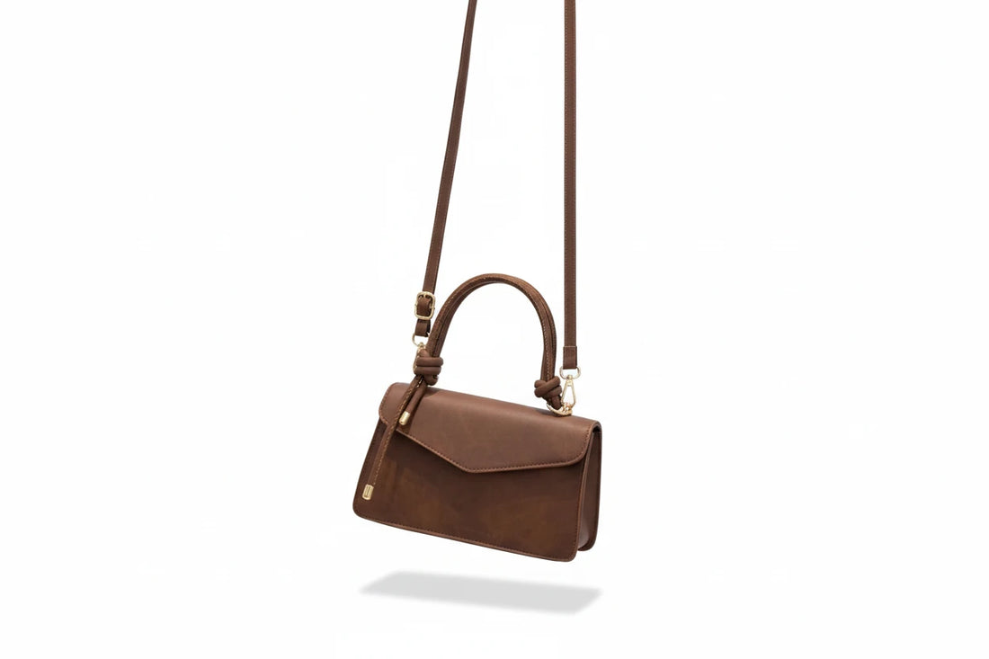 Flap Crossbody Bag with Top Handle - Jsandiclothing.com