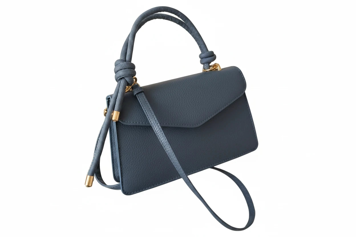 Flap Crossbody Bag with Top Handle - Jsandiclothing.com