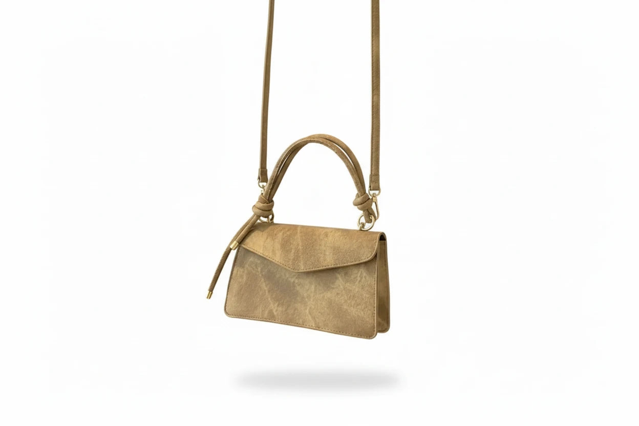 Flap Crossbody Bag with Top Handle - Jsandiclothing.com