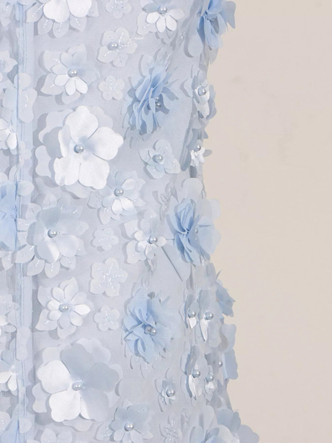 Floral Applique High Neck Sleeveless Mini Dress - Jsandiclothing.com