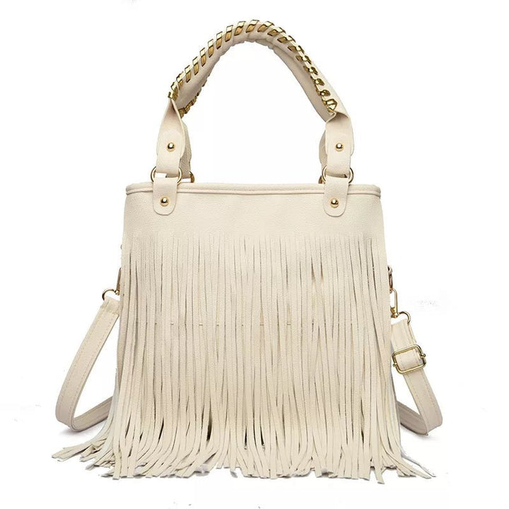 Fringe PU Leather Handbag - Boho Chic Crossbody | JSandi - Jsandiclothing.com