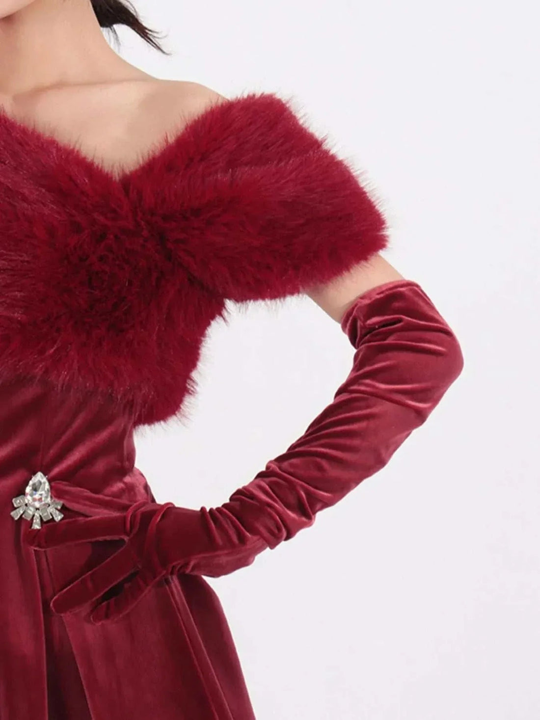 Fuzzy Off Shoulder Mini Dress Cozy & Chic Style| JSandiclothing - Jsandiclothing.com