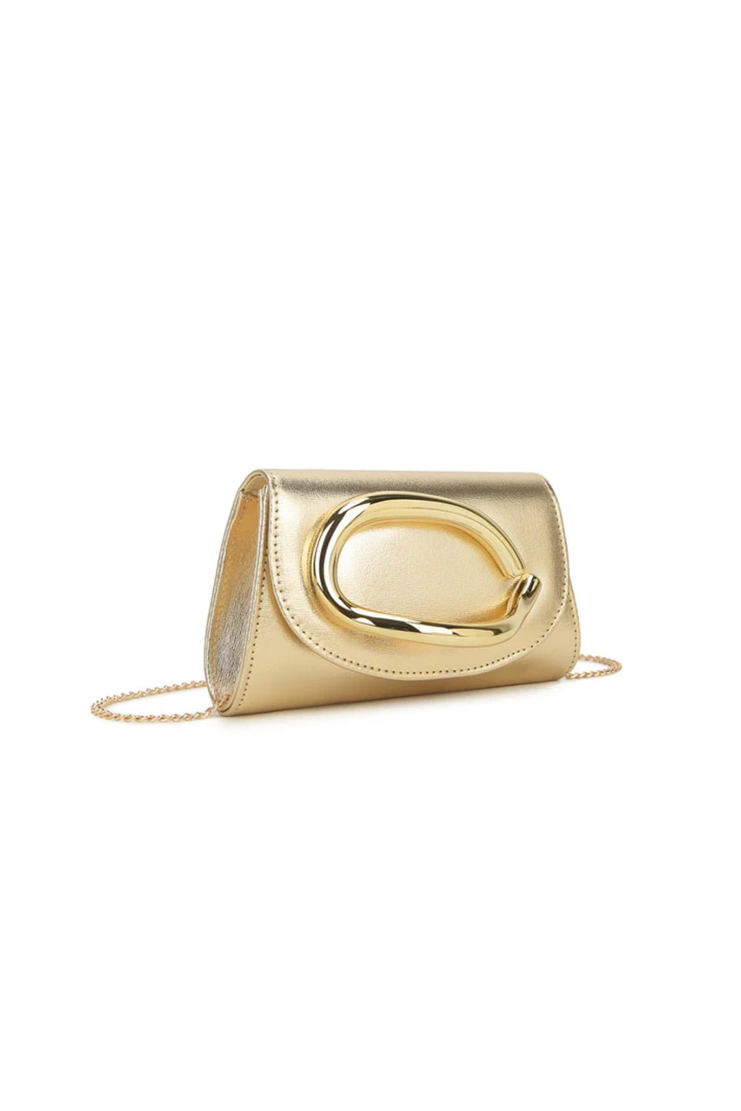 Gold Evening Clutch Bag| Luxury Metallic Party Purse - Jsandiclothing.com