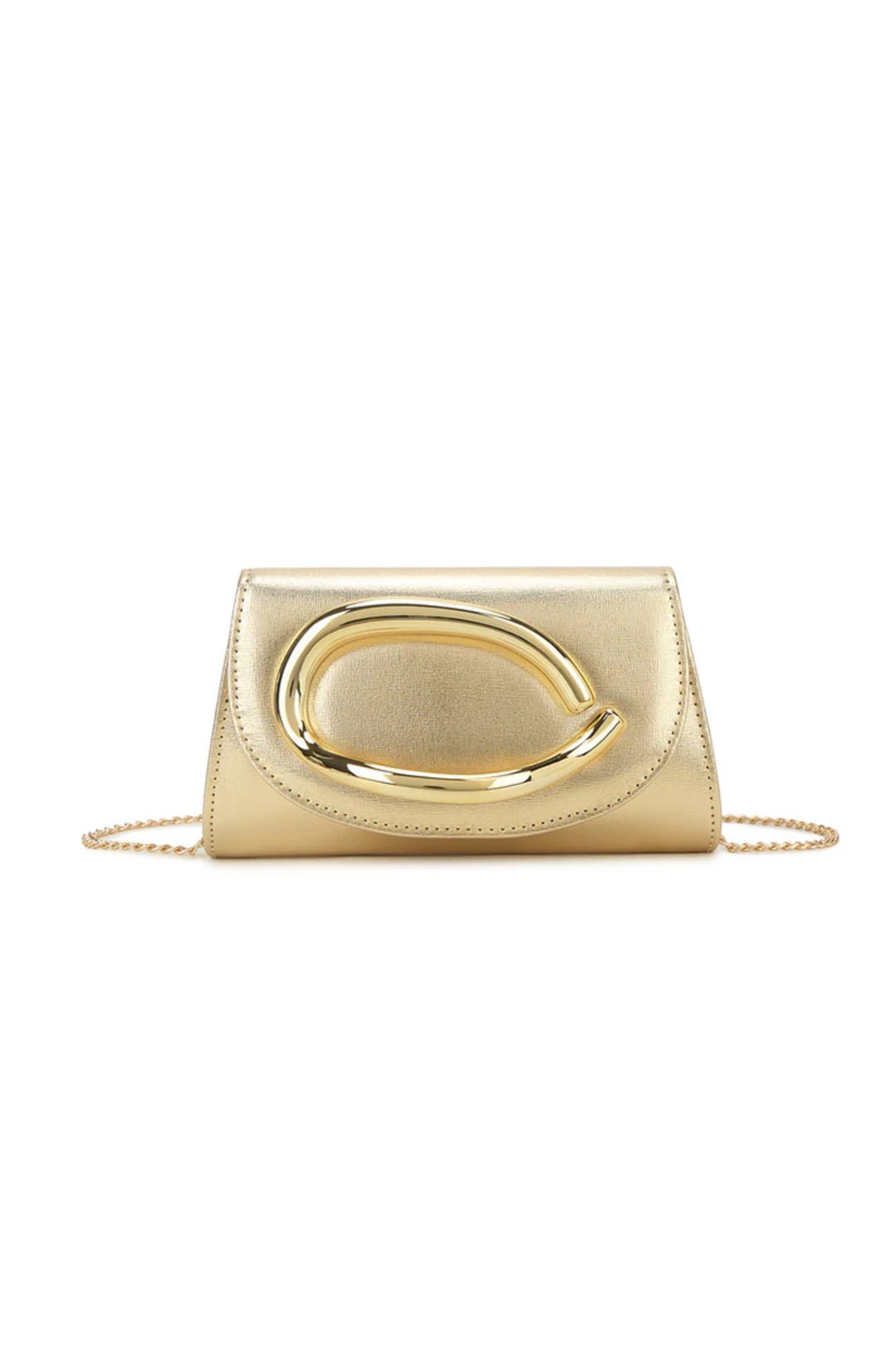 Gold Evening Clutch Bag| Luxury Metallic Party Purse - Jsandiclothing.com
