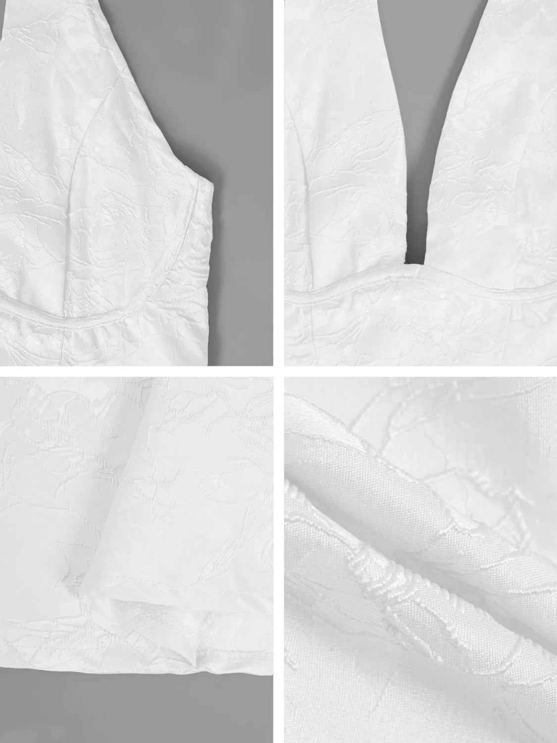 Halter Neck Midi Dress with Pockets - Jsandiclothing.com